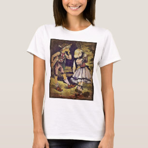 Vintage Hänsel und Gretel sehen das Häuschen T-Shirt