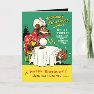 Vintage-Happy-Birthday-Gay-Spirits-Geisterkarte Dankeskarte