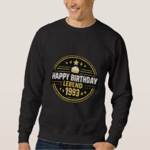 Vintage Happy Birthday Legend 1993 Sweatshirt