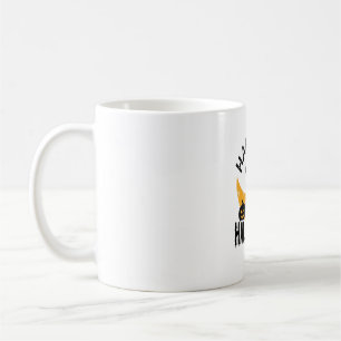 Vintage-Happy-Halloween-Geist-Kürbis-Shirt-Design Kaffeetasse
