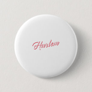Vintage Harlem Button
