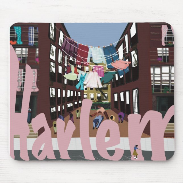 Vintage Harlem-Mauspad Mousepad (Vorne)