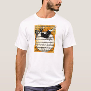 Vintage Harlequin-Mädchen T-Shirt