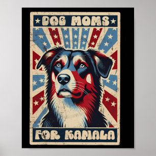 Vintage Harris Waltz Dog Mamas für Kamala Amerika  Poster
