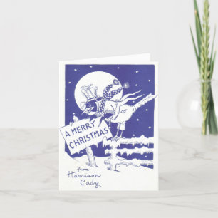 Vintage-Harrison-Cady-Weihnachtskarte Feiertagskarte
