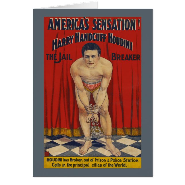 Vintage Harry-Handschelle Houdini - der (Vorne)