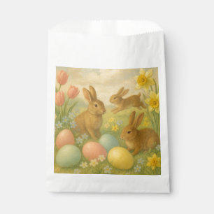 Vintage-Häschen/Osterhase Osterei/Frühling Geschenktütchen