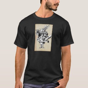 Vintage-Hase in Herzen T-Shirt