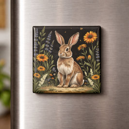 Vintage-Hase  Magnet