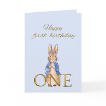 Vintage-Hase zum ersten Geburtstag