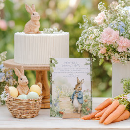 Vintage-Hasen-Garten-Baby-Shower-Spiel