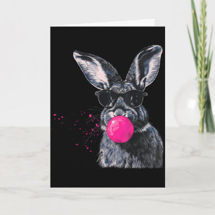 Vintage-Hasen-Gesicht-Sonnenbrille-Blasen von Kaug Karte