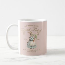 Vintage-Hasen-Karotten-Beet Kaffeetasse