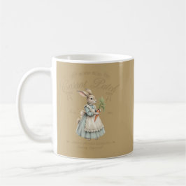 Vintage-Hasen-Karotten-Beet Kaffeetasse