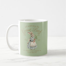 Vintage-Hasen-Karotten-Beet Kaffeetasse