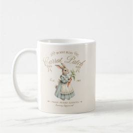 Vintage-Hasen-Karotten-Beet Kaffeetasse