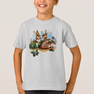Vintage-Hasen-T-Shirt T-Shirt