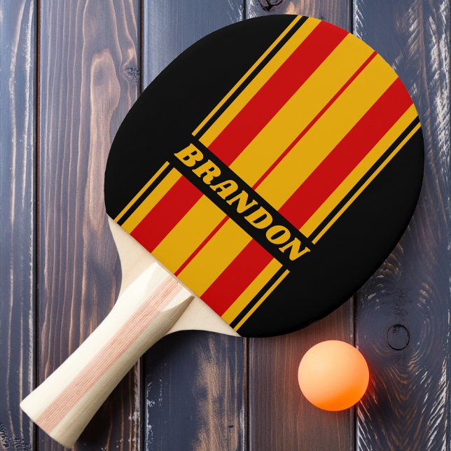 Vintage Hauptstadt Stadtrandstreifen mit Namen Tischtennis Schläger (Von Creator hochgeladen)