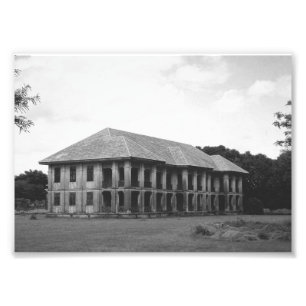 Vintage-Haus-Fotoabzug Fotodruck
