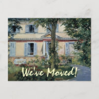 Vintage Häuser nach Manet, Adressenänderung