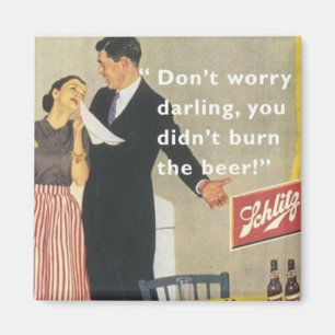 Vintage Hausfrau Magnet