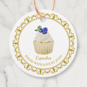 Vintage hausgemachte Cupcakes Hang Tag Geschenkanhänger