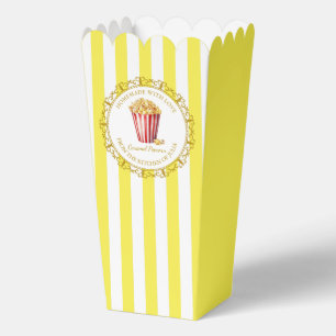 Vintage, hausgemachte Popcorn-Gefälligkeitsbox Geschenkschachtel