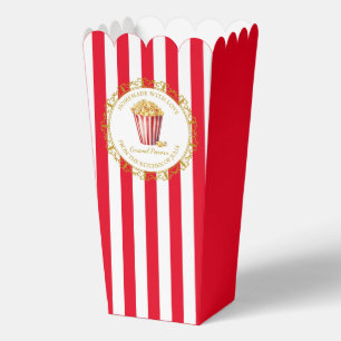Vintage, hausgemachte Popcorn-Gefälligkeitsbox Geschenkschachtel