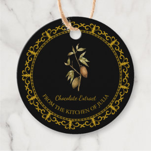 Vintage hausgemachte Schokolade Extract Hang Tag Geschenkanhänger