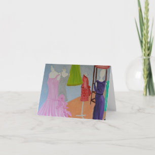 Vintage Haute Couturen Paris Karte