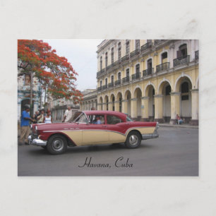 vintage Havanna Postkarte