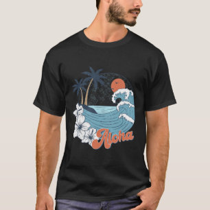 Vintage Hawaii Aloha Staat Hawaiian Strand Surfen T-Shirt