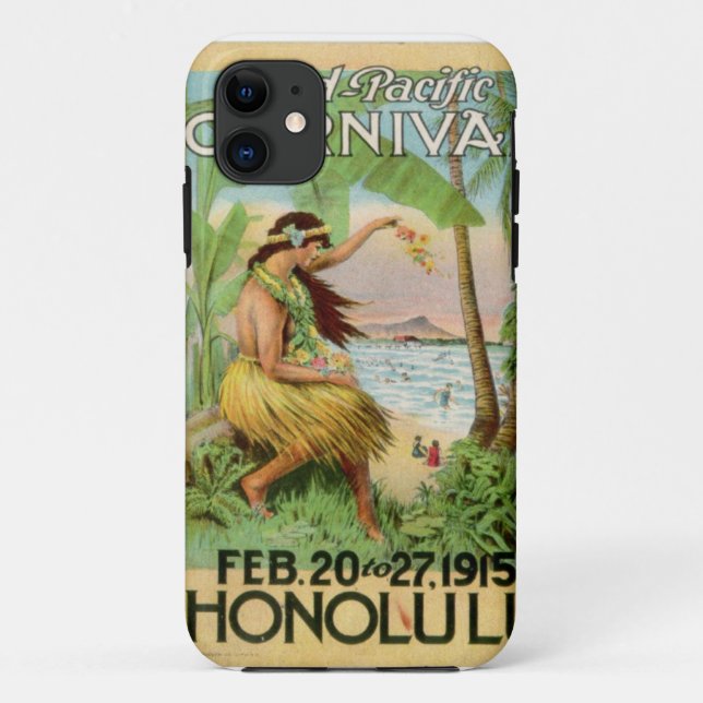 vintage hawaii iphone case (Rückseite)