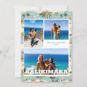 Vintage Hawaii Mele Kalikimaka Weihnachtskarte Feiertagskarte