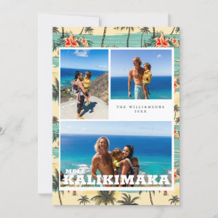 Vintage Hawaii Mele Kalikimaka Weihnachtskarte Feiertagskarte