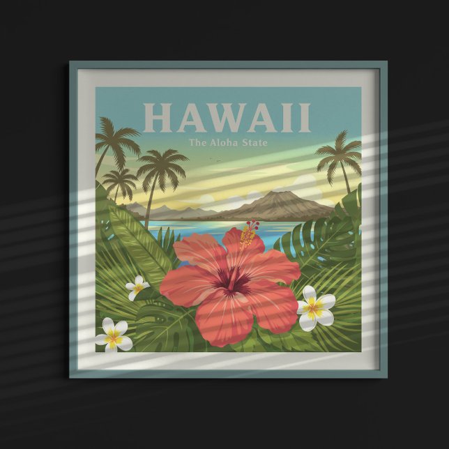 Vintage Hawaii Poster (Von Creator hochgeladen)