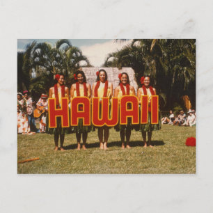 Vintage Hawaii Postkarte