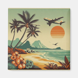 Vintage Hawaii/Tropisch Magnet