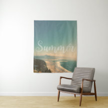 Vintage Hawaiian Beach Landschaft - Sommermeere