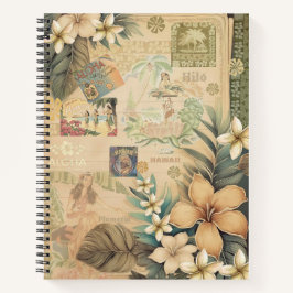 Vintage Hawaiian Scrapbook: Hilo Bay Notizbuch