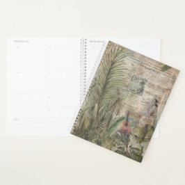 Vintage Hawaiian Tropicals: Ukulele Planner Planer