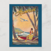 Vintage hawaiianische Postkarte
