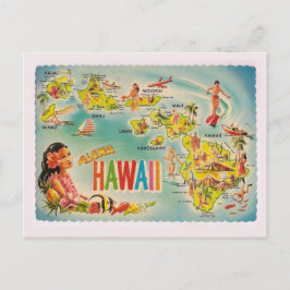 Vintage hawaiianische Postkarte