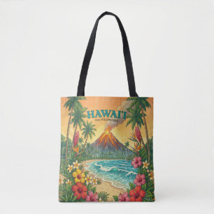 Vintage hawaiianische Reiseplakate - Hawaii-Insel