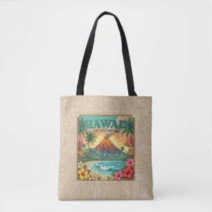 Vintage hawaiianische Reiseposter - Reversibel 