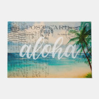 Vintage hawaiische Palme-Postkarte