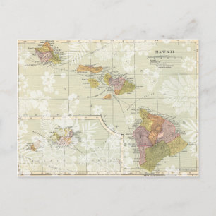 Vintage hawaiische Postkarte Save the Date