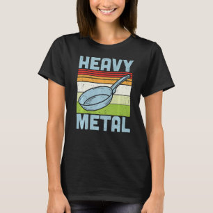 Vintage Heavy Metal Essen Kulinarischer Chefkoch T-Shirt