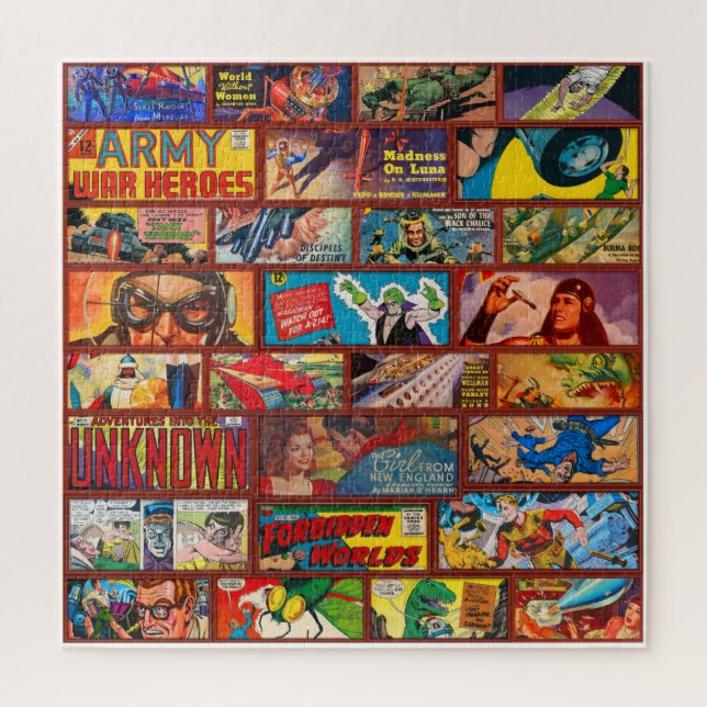 VINTAGE-HEFTE UND COMICHEFTE  PUZZLE (Vertikal)