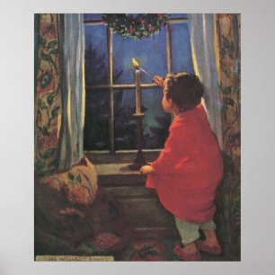 Vintage Heiligabend von Jessie Willcox Smith Poster